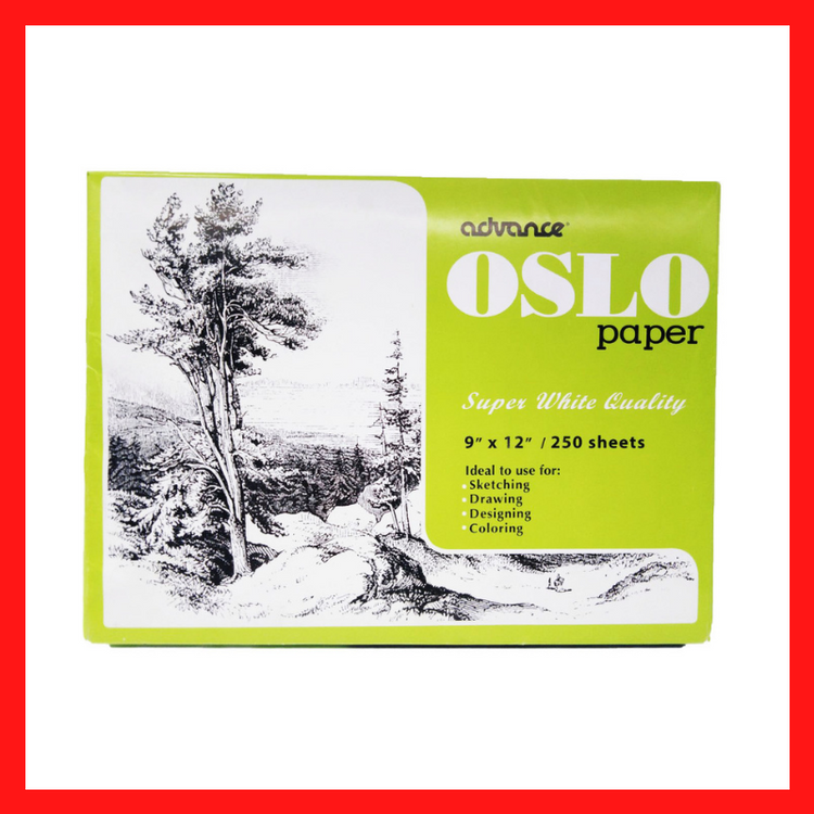 Oslo Paper | Advance Brand | 9 x 12 | 100gsm | per 10s | School Supplies | COD