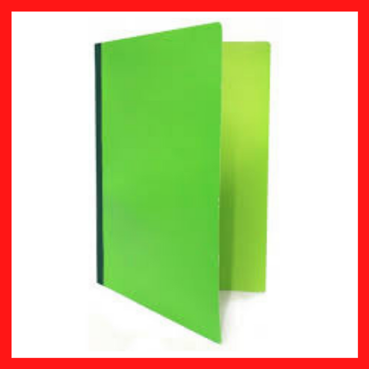 Pressboard Expanding Folder | Long | Green | Yellow | Red | Pink | COD
