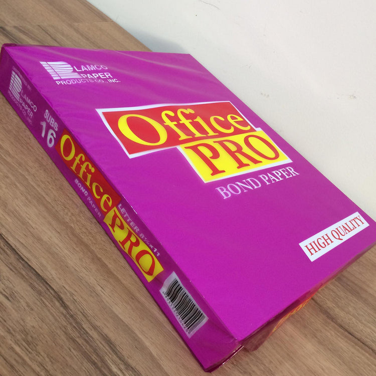 Office Pro Bond Paper | Short | Long | Sub 16 | School Supplies | COD