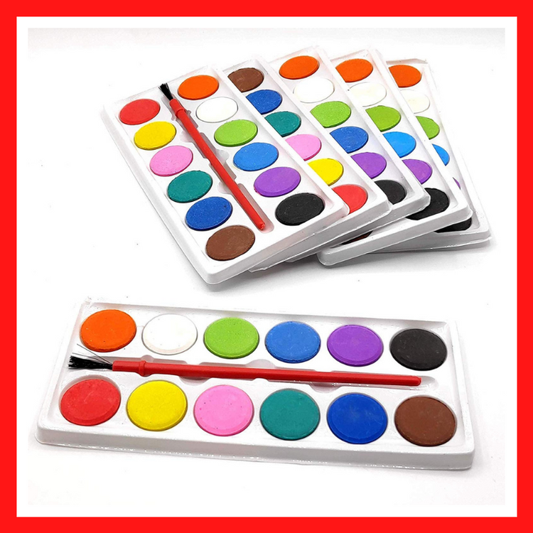 Water Color Ordinary | 12s | School Supplies | COD