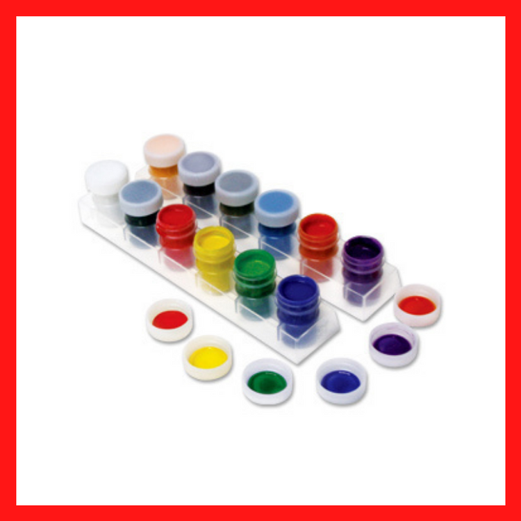 Poster Paint | Set of 12 Colors | School Supplies | COD