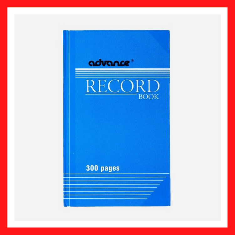 Record Book | 300pgs | 150pgs | Pre-Numbered | Office Supplies | COD