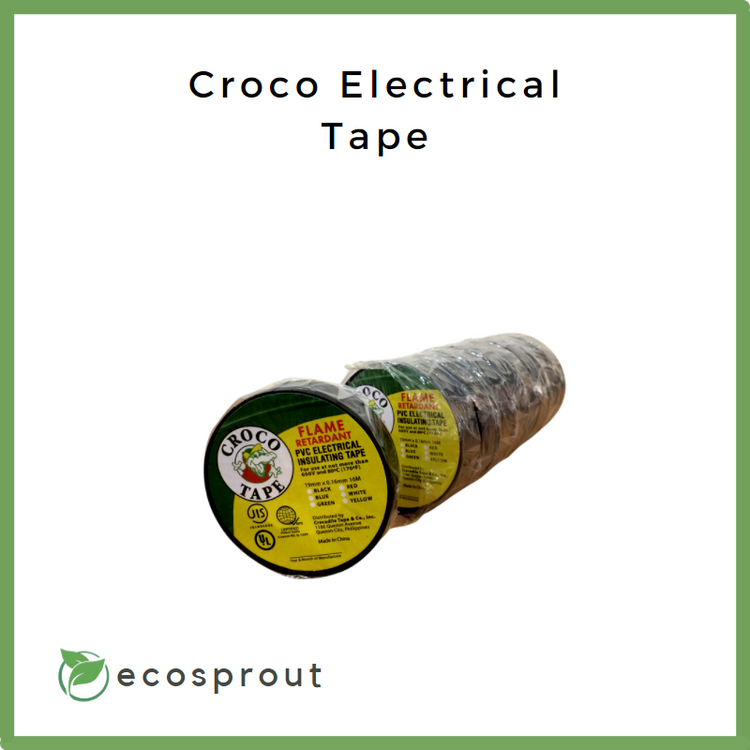 Croco Electrical Tape | Black | School | Office Supplies