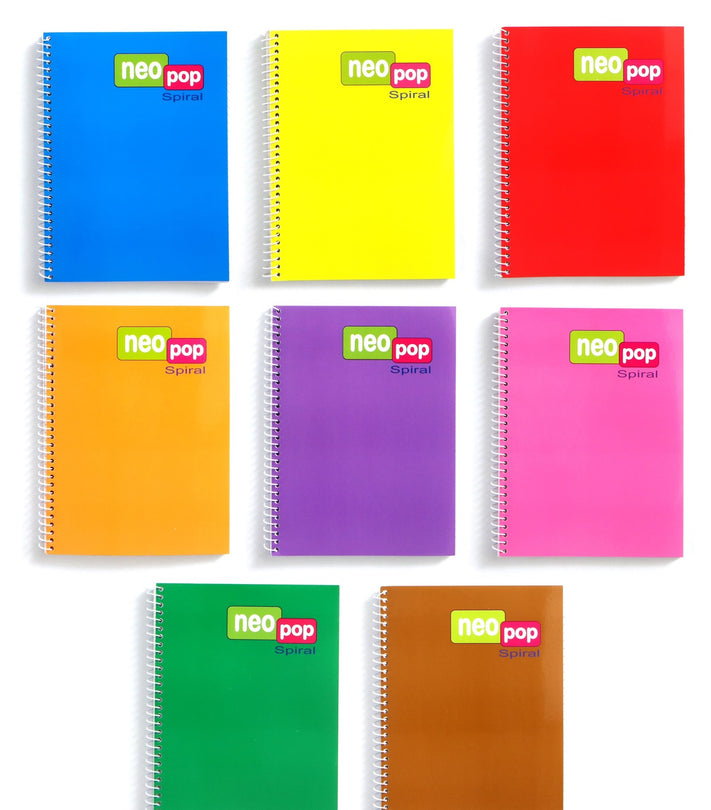 Neopop Spiral Notebook | School Supplies | COD