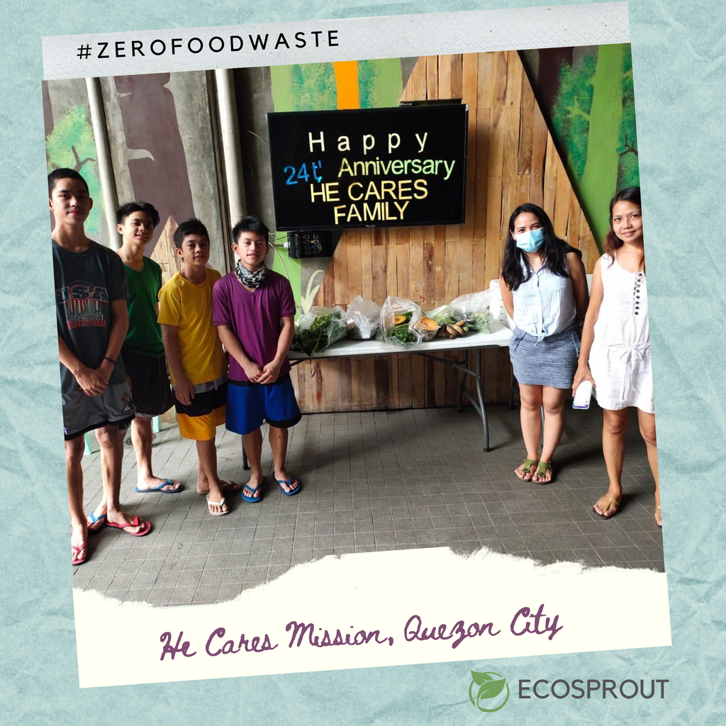 Zero Food Waste Drive Goes to He Cares Mission