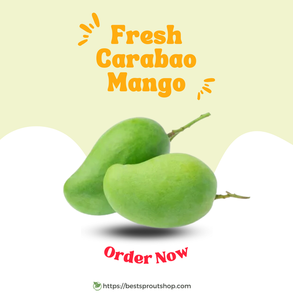 Fresh Green Carabao Mangoes For Delivery Near Me Ecosprout