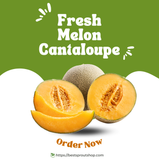 Fresh Melon | Cantaloupe | per piece | Sweet Melon | Fresh Fruits | Groceries