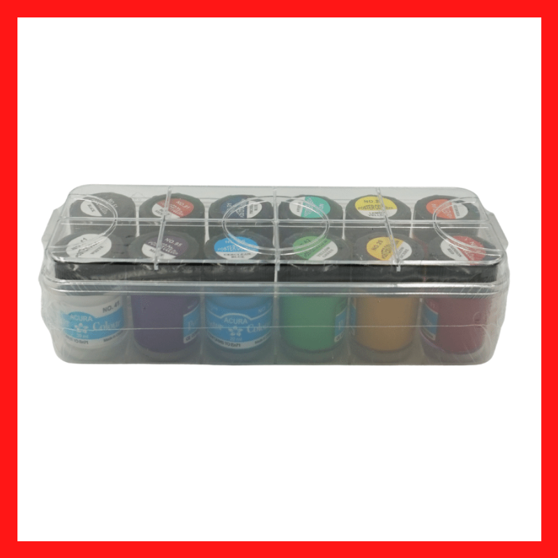 Poster Paint | Set of 12 Colors | School Supplies | COD