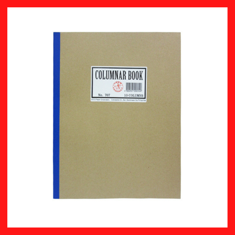 Columnar Book No. 707 | 10 Columns | 14 Columns | Office Supplies | COD