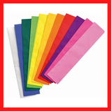 Crepe Paper | Crown | Rainbow | Assorted Colors | School Supplies | COD