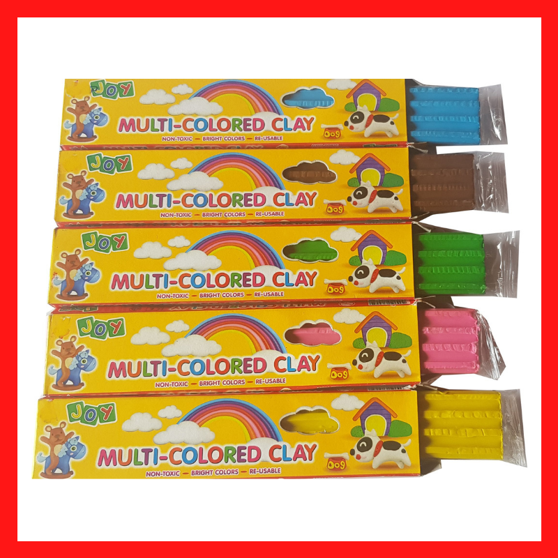 Joy Multi-Colored Clay | Assorted | Per Bar | Clay | Art | COD
