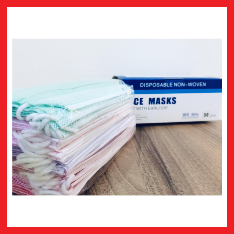 Colored Disposable Face Mask