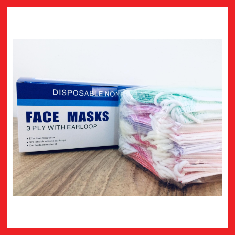 Colored Disposable Face Mask