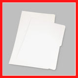 White File Folder | Long | Short | Per 10PCS | School Supplies | COD