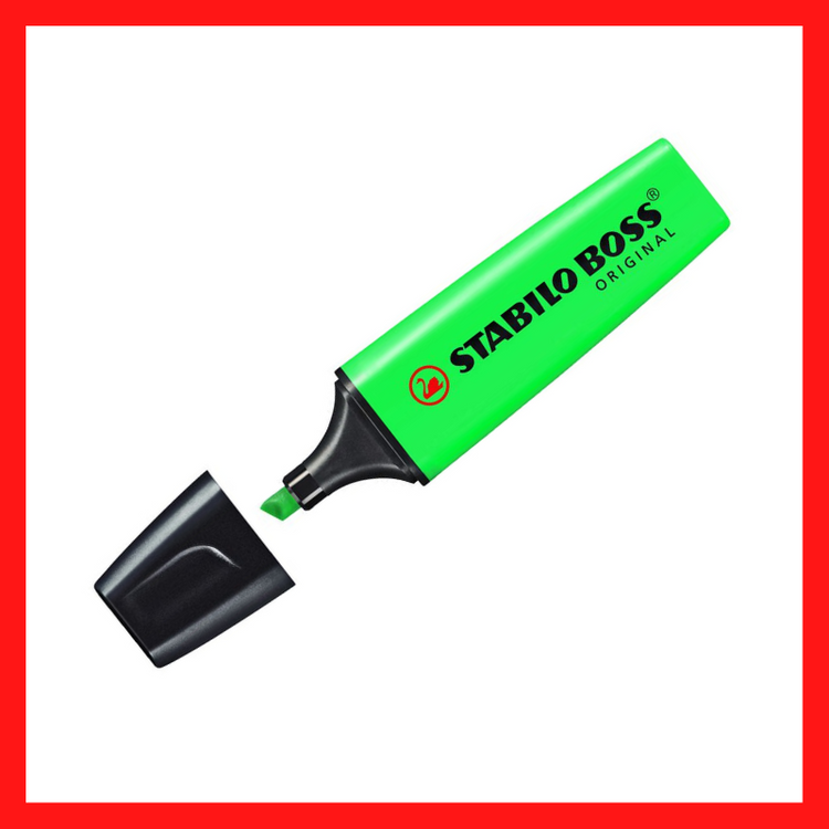 Stabilo Boss Highlighter | Green | Blue | Yellow | Pink | Lavender | Orange | School Supplies | COD