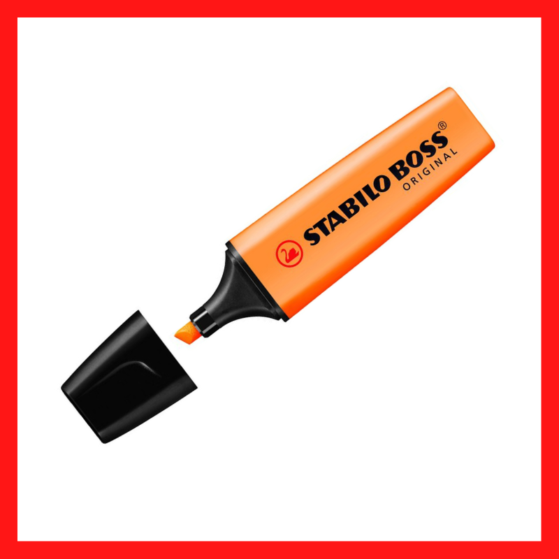 Stabilo Boss Highlighter | Green | Blue | Yellow | Pink | Lavender | Orange | School Supplies | COD
