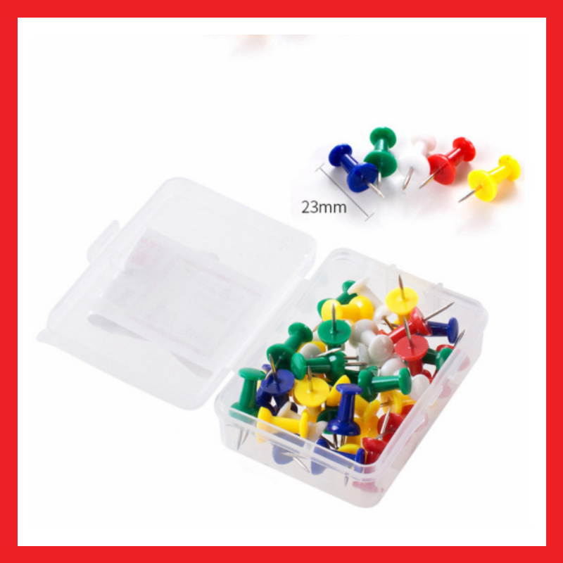Push Pin | 50s | 100s | School & Office Supplies | COD