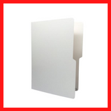 White File Folder | Long | Short | Per 10PCS | School Supplies | COD