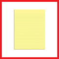 Yellow Pad Paper | Long | 80 Leaves | Pad Paper