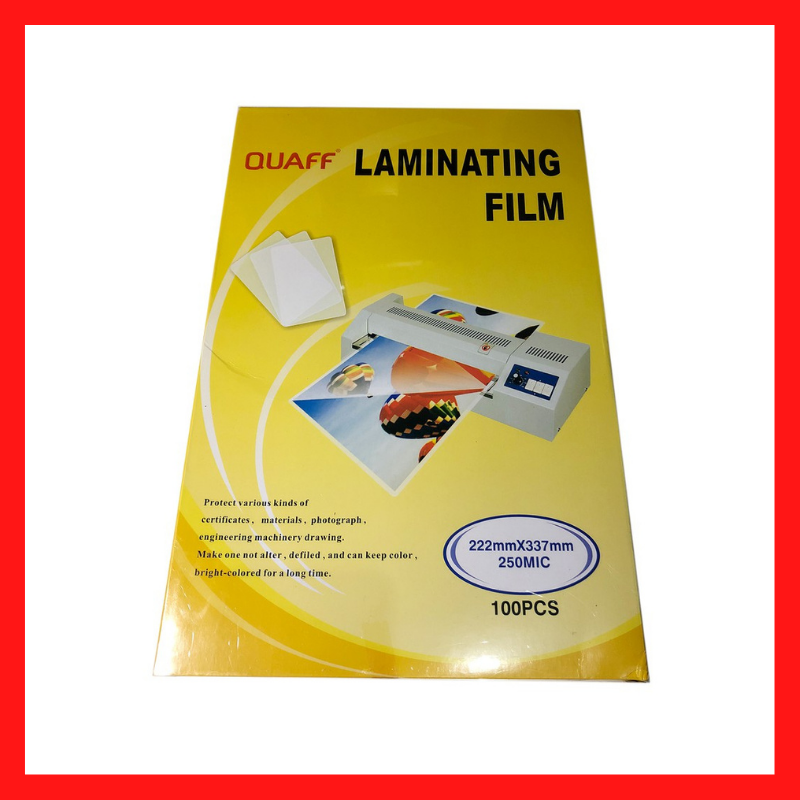 Quaff Laminating Film | Long | Short | 125MIC | 250MIC | Laminating Film | COD