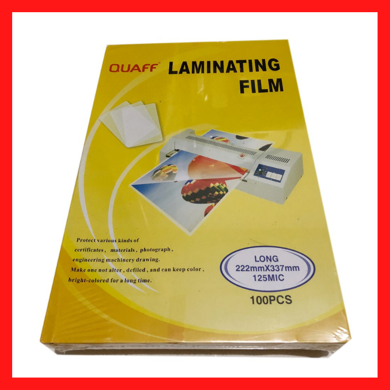 Quaff Laminating Film | Long | Short | 125MIC | 250MIC | Laminating Film | COD