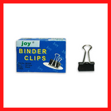 Joy | Diamond Double Binder Clip | Black | 3/4 In | 1 In | 1 1/4 In | 2 In | Binder Clip | COD