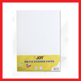 Joy Matte Sticker Paper | A4 | Glossy | Matte | 10shts | Per Pack | Paper | COD