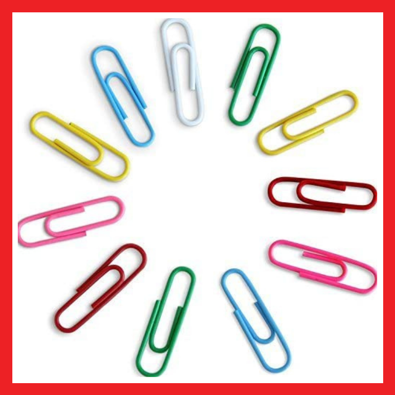 Rambo Vinyl Paper Clips | Assorted Colors | Small | 33mm | Big | 50mm | Per Box | Clips | COD