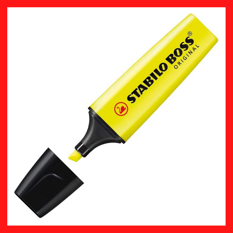 Stabilo Boss Highlighter | Green | Blue | Yellow | Pink | Lavender | Orange | School Supplies | COD