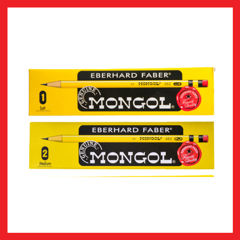 Eberhard Faber Mongol Pencil | No.1 | No.2 | Pencil | COD