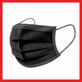 Black Disposable Face Mask