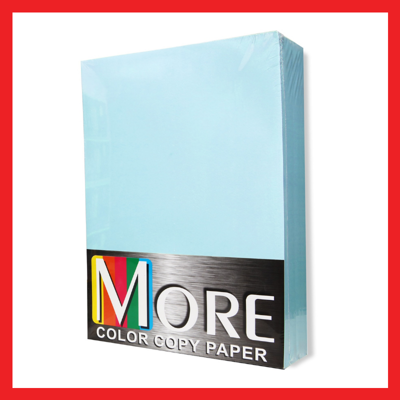 Veco More Color Copy Paper | Blue | Yellow | Pink | A4 | 80 GSM | Colored Paper | COD