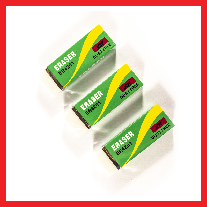 Joy Rubber Eraser | Dust Free | Pencil Eraser | Eraser | Per PC | COD