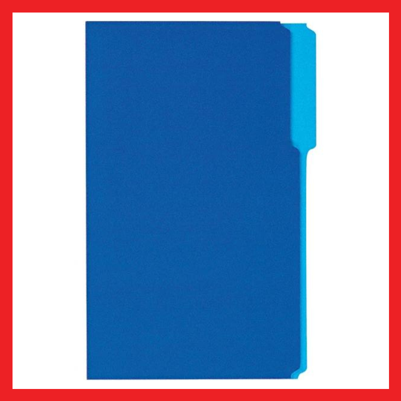 Colored File Folder | Long | Short | Pink | Yellow | Blue | Green | Red | Folders | COD