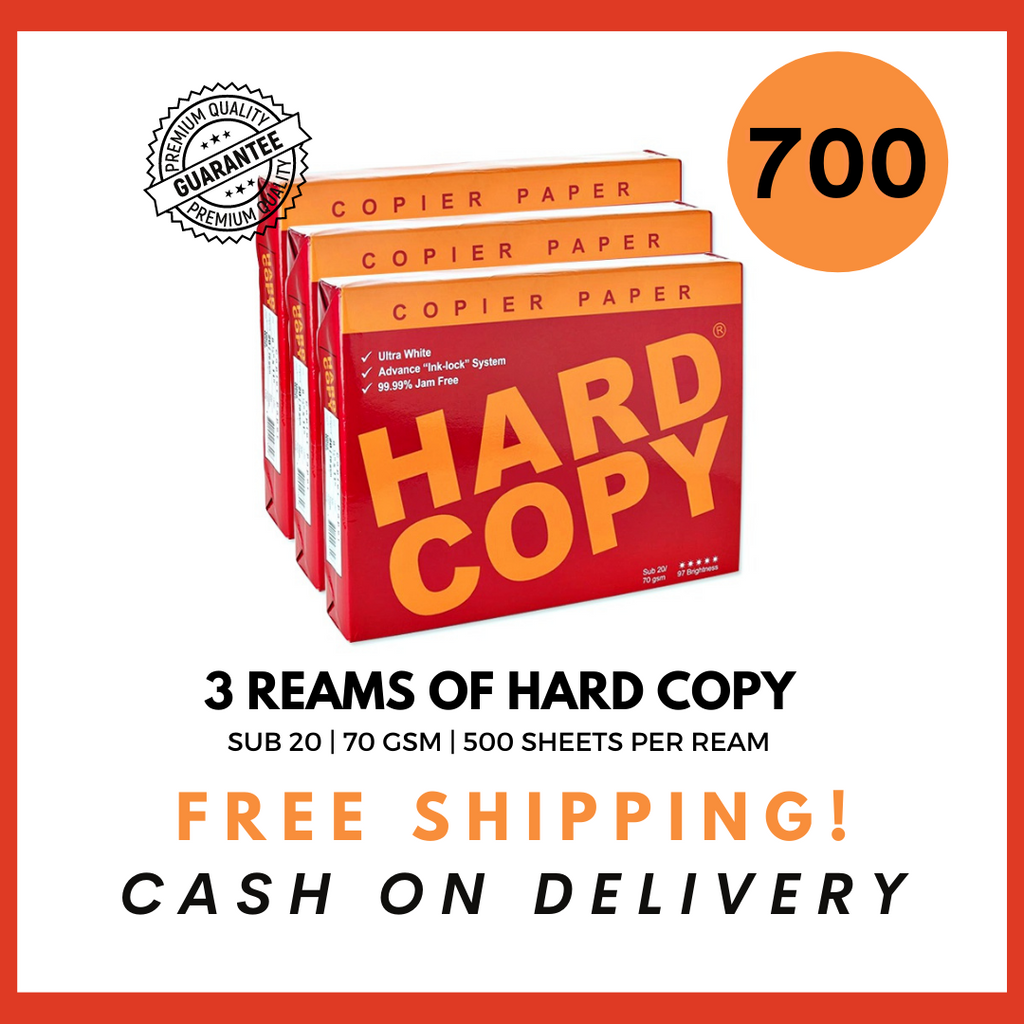 Hard Copy Bond Paper | A4 Size 3 Reams - Ecosprout