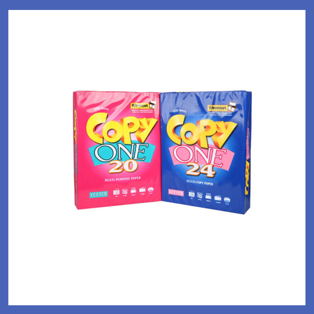 Copy One Bond Paper | 70GSM | Short | A4 | Long