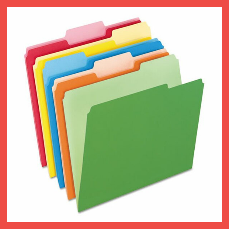 Colored File Folder - Ecosprout