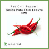 Red Chili Pepper | Siling Pula | Sili Labuyo | 50g