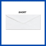 Classic White Envelope | Long | Short | With Window | Per 10pcs | Envelope | COD