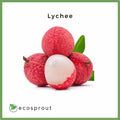 red lychee for delivery close up photo